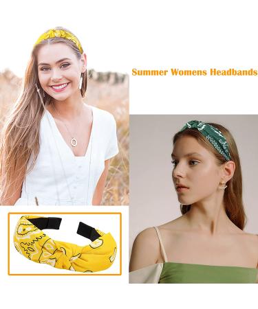 Ondder Paisley Knotted Headbands 10 Pack - Non Slip Turban Fashion Hair Accessories for Women - Buy Online on GoSupps.com