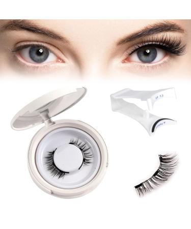 Krafty Magnetic Eyelashes Krafty Magnetic Lashes Magnetic Lashes with Applicator Krafty Co Magnetic Lashes Reusable Glue-Free Natural Lashes Magnetic Eyelashes No Glue Natural Look (UBS04-3)
