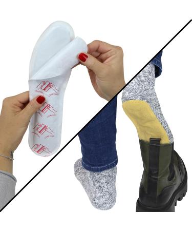 Alpidex Heat Soles - 15 Pairs of Adhesive Foot Warmers | Instant 8-Hour Natural Warmth | Shoe Inserts for Sizes L 43-46 | International Shipping Available - Buy Online on GoSupps.com