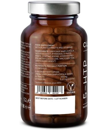 Griffonia 5HTP Complex - Extra Strong with 100mg Pure 5 HTP per Capsule + Vitamin B6-120 Nootropic Capsules - Reduces Stress & Anxiety - Griffonia Simplicifolia Seed Extract - Buy Online on GoSupps.com