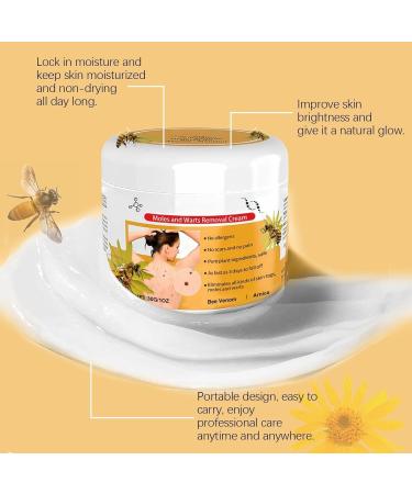 (100% Effective) 4/9 Jars Skin ag emover Bee enom Wart and ag emover | Bee enom Mole and Wart reatment Cream | ag ecede Bee enom Cream for Skin | 30G/1FL.OZ (9 Jars) - Buy Online on GoSupps.com