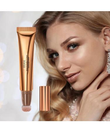 Liquid Bronzer Stick Stick for Cheeks | Makeup Creamy Texture Highlighting Shade Makeup with Air Cushion Applicator Hondony Highlighter (Rose Gold) - Buy Online on GoSupps.com