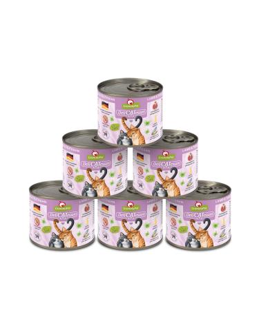 Granapet Delicatessen Lamb & Truthahn wet food for cats cat food for gourmets food without grain & without sugar additives 6 x 200 g lamb & truthahn 200 g (6 Pack)