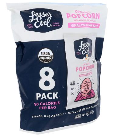 Shop Lesser Evil Buddha Bowl Organic Popcorn - Himalayan Pink, 0.46 oz, Pack of 8 - Buy Online on GoSupps.com