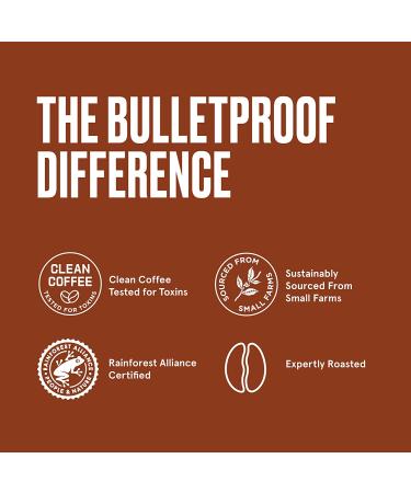 BulletProof Coffee Original Medium Roast Whole Bean 12 oz - Premium Quality Coffee - Buy Online on GoSupps.com