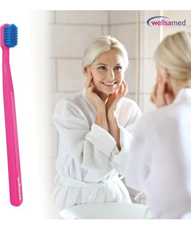 Wellsamed Value Pack: 12 Supersoft Manual Toothbrushes for Sensitive Teeth - Buy Internationally - Buy Online on GoSupps.com