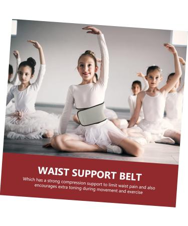Buy Toddmomy Lower Back Brace Dance Belt - Elasticity Protective Gear for Girls | Gym Belts Grey 80x14.5x1CM - International Shipping Available - Buy Online on GoSupps.com