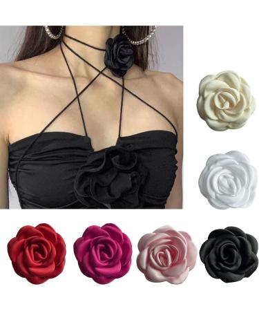 Southjieling Camellia Brooches & Attachments Elegant Jewelry Accessories for Sweaters Skirts & Dresses | White Floral Decorations - Buy Online on GoSupps.com