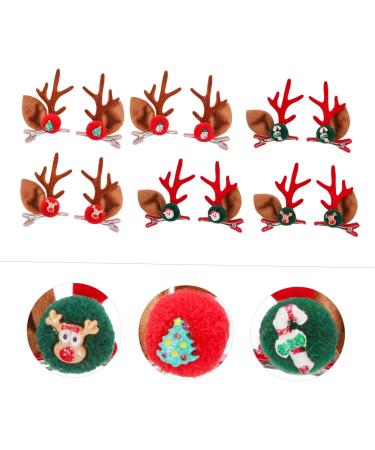 minkissy 6 Pairs Christmas Antler Hair Clip Christmas Hair Clips Antler Hairpins Red Hair Clips Hair Accessory for Girls Christmas Cosplay Accessories Antler Ear Headpiece Kids Hairpin Cute - Buy Online on GoSupps.com