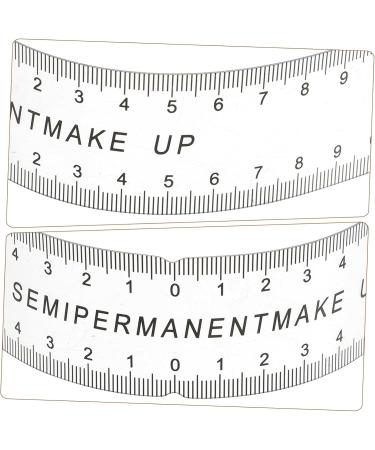  FRCOLOR FRCOLOR 1Pc Flexible Eyebrow Measuring Eyebrow Stamp Ruler Flexible Transparent Eyebrow Shaping Ruler Professional Eyebrow Size Model Product - Buy Online on GoSupps.com