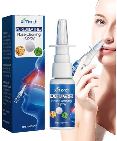 Nose Spray Soother Nasal Spray Nasal Spray for Sinus Protection Fast-Acting Nose Cleaning Spray Nasal Cleanser Mild Nose Spray Decongestant 89ml for Clean Nasal Cavity - Buy Online on GoSupps.com