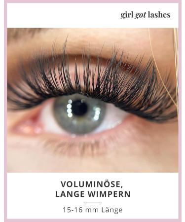 Buy Girlgotlashes Big Boss Babe Handmade Eyelash Extensions - 5 Pairs of Vegan Fake Lashes for Home Use | Fast International Shipping - Buy Online on GoSupps.com