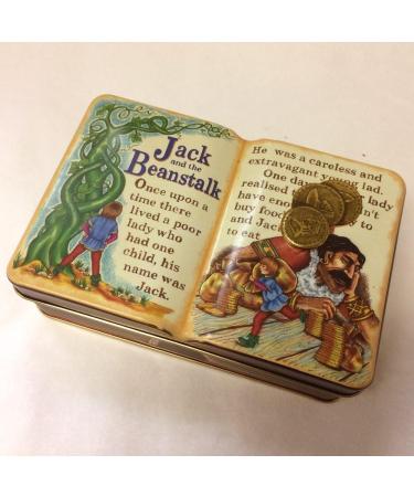 Stocking Stuffer! Jack and The Beanstalk Premium Swiss Dark Chocolate Holiday Shapes in a Limited Edition Vintage Embossed Tin - Buy Online on GoSupps.com