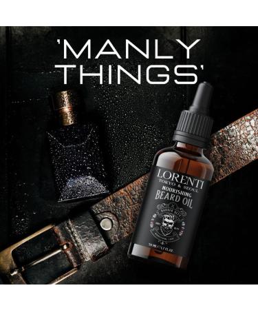 LORENTI Tokyo & Seoul Argan Beard Oil Huile de barbe pour homme 50 ml | Soin quotidien de 3 jours la barbe compl te | Brillance extra - Buy Online on GoSupps.com