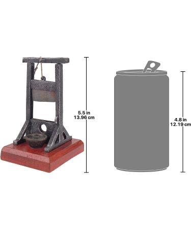 Design Toscano SP0427 Mini Silver Guillotine | Decorative Desk Size Accent Piece - Buy Online on GoSupps.com