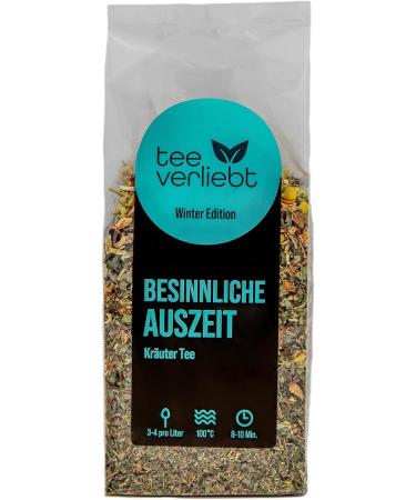 Teeverliebt Winter Edition Contemplative Break Herbal Tea 90 g Loose Herbal Tea Delicious Tea Mix Ideal as a Gift for Christmas - Buy Online on GoSupps.com