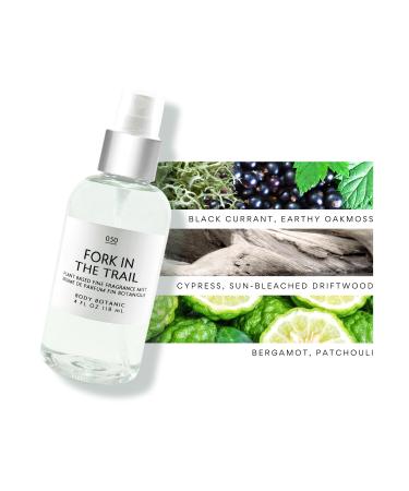 Fork in the Trail Fine Fragrance Mist 4 Fl Oz 118 mL - Irresistibly Ingriguing Blend of Cypress Bergamot Black Currant Earthy Oakmoss Sun-Bleached Driftwood & Patchouli - Buy Online on GoSupps.com