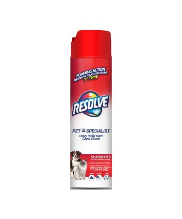 Resolve Pet Specialist Heavy Traffic Foam, Carpet Cleaner, 22oz