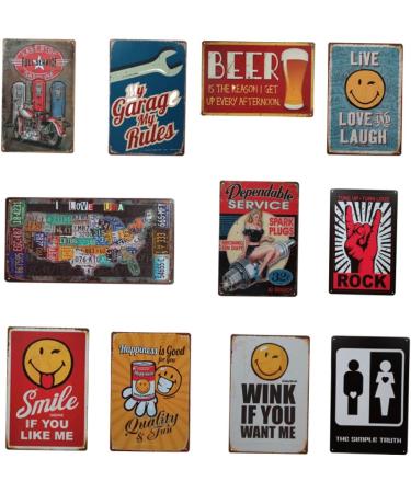 Angoily Metal Beer Signs Beer Sign Old Metal Signs Metal bar Signs Vintage Signs for tin Signs Signage Coffee Metal Wall Vintage Metal Signs - Buy Online on GoSupps.com