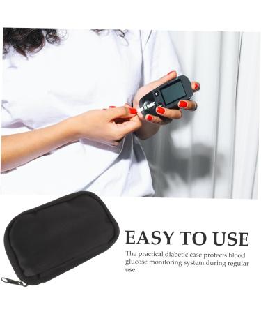 Hemoton Tote Bag 6 Pcs Blood Meter Storage Bag Zipper Case Doctor Supplies Portable Sphygmomanometer Suitcase Blackx3pcs 13x8.5cmx3pcs - Buy Online on GoSupps.com