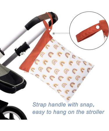 Maeau 2 Piece Wetbag Set - Waterproof Fabric Diaper Bags Reusable & Washable Perfect for Baby & Gym 28 Patterns Available - Buy Online on GoSupps.com