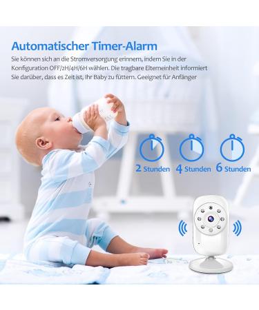 NWOUIIAY Baby Phone Monitor - 2.4GHz HD Camera with Night Vision & Intercom | Best International Shipping - Buy Online on GoSupps.com