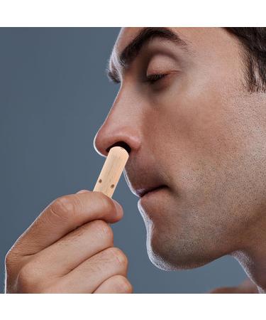 Lurrose Wooden Essential Oil Inhaler Stick - Refillable Nasal Aromatherapy Tube for Fragrance Oil - Buy Online on GoSupps.com