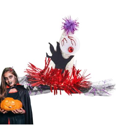 Halloween Clips | Black Glittery Animal Gauze Hairpin - Halloween Headdress Decor Non-slip Holiday Black Glittery Hairpin for Adults Kids - Buy Online on GoSupps.com