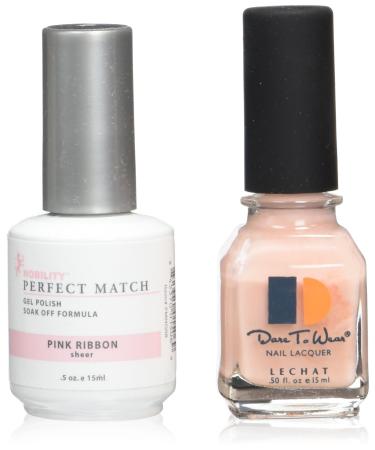 Le Chat Perfect Match Led-Uv Gel Polish Kits - Complete A-Z Collection  Pink Ribbon