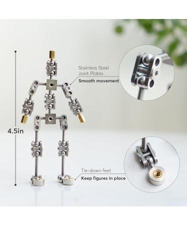 Kihomi Studio Stop Motion Armature Kit - Size 4.5in - silver - Buy Online on GoSupps.com