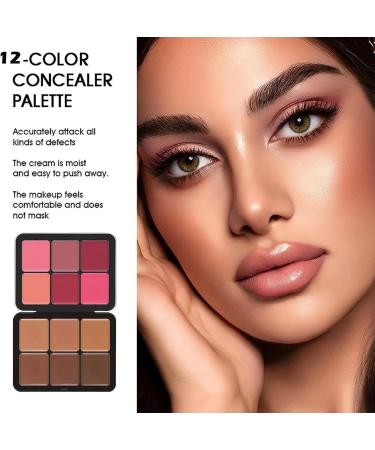 Concealer Blush Palette - Concealer Palette Concealer Cream Concealer Palette Waterproof Concealer Makeup Palette Shenrongtong - Buy Online on GoSupps.com