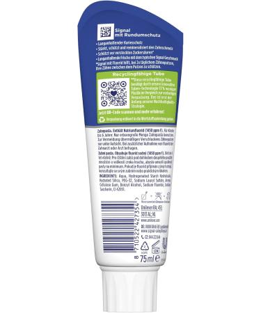 Signal Toothpaste Sport Gel Fresh - All-Round Protection & Extra Fresh Breath | 75ml | Pack of 12 - International Shipping - Buy Online on GoSupps.com