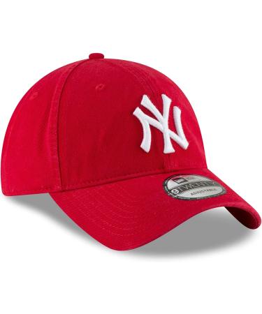 New Era MLB Core Classic Khaki 9TWENTY Adjustable Hat - New York Yankees Red - Buy Online on GoSupps.com
