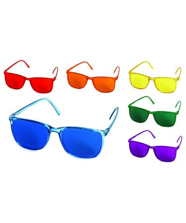 Colour therapy glasses set "Elegant" standard set of 6