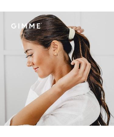 GIMME Bands Thick Fit Hair Ties - No Break Microfiber Elastics for All-Day Hold | Gentle & Snag-Free Beach Hair Accessories - Buy Online on GoSupps.com