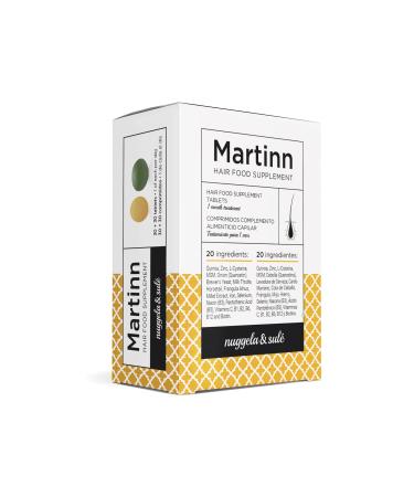 Nuggela & Sulé Martinn Hair Food Supplement. With Vitamins and Minerals for Hair Growth and Strengthening. Quinoa, Zinc, Vitamin B12,...