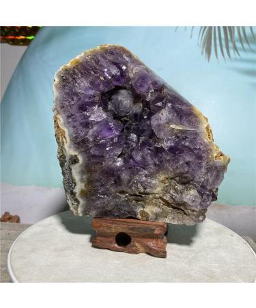 Natural Crystal Rough Amethyst Geode Natural Stone Crystal Jewelry Gemstone Raw Ore Home Decoration Great Choice for Home Decoration - Buy Online on GoSupps.com