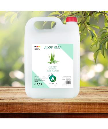  VITACAB Hand Soap 5 Litre | Liquid Hand Soap with Aloe Vera in Industrial Format 5 Litres | Special for Hotels and Hospitality | 5000 ml - Buy Online on GoSupps.com