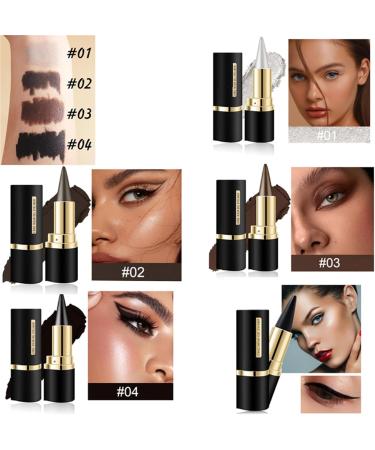 Ayky Long Wear Gel Eyeliner Natural Black Eyeliner Cream Waterproof Viral profession Eyeliner Pen Gel - Quick Drying Formula Eye Liner Eye Liner Waterproof Smudge Proof (2pcs-A) - Buy Online on GoSupps.com