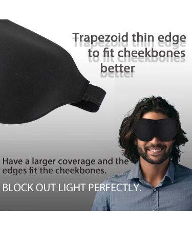 Adjustable Eye Mask for Lash Extensions - 3D Sleeping Mask with Ear Plugs for Women and Men - Ideal for Nap, Travel, and Night Use - Buy Online on GoSupps.com