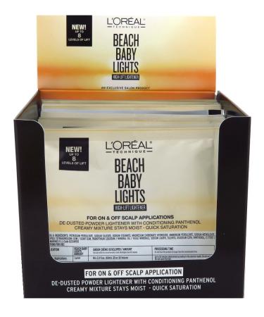 Loreal Beach Baby Lights High-Lift Lightener Pack 1 Ounce (12 Pieces) (29ml)