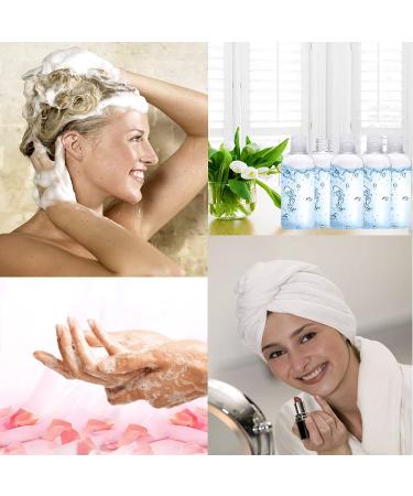 5 Pack 3.4oz Clear Plastic Squeeze Bottles with Flip Cap - TSA Approved for Travel - Ideal for Shampoo, Conditioner, Lotion - 5 Counts - Buy Online on GoSupps.com