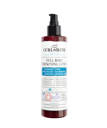 CURLSMITH - Full Body Thickening Lotion - Instant Volume for All Hair and Curl Types  Vegan (237ml/8 fl oz)