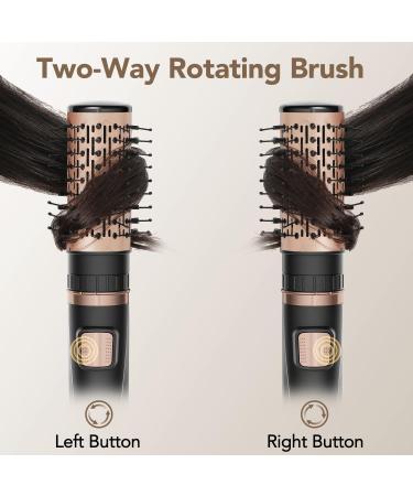 DAILYLIFE 3-in-1 Blow Dryer Brush - Ionic Hot Air Spin Brush Set for Smooth Frizz-Free Styling | 3 Temperature Settings Oval & Round Brushes International Shipping Available - Buy Online on GoSupps.com