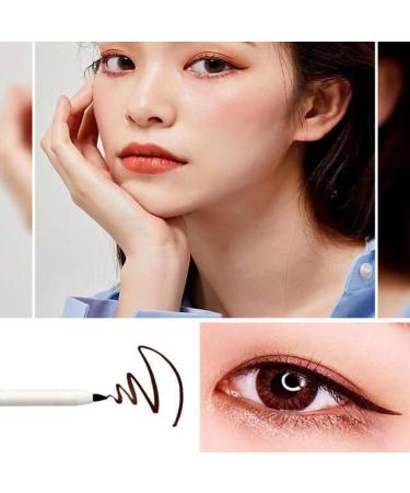 Gel Eyeliner Pencil Waterproof Gel Eyeliner Pencils Multiuse Eye Liner Pencils Black Brown with Sharpener Mild Formula Longwear for Women Girls Teksome - Buy Online on GoSupps.com