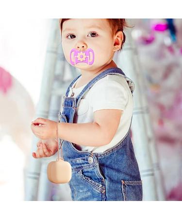 Gedox Silicone Baby Pacifier Holder | Portable Travel Case for Diaper Bag | Unisex Pacifier Cover for Boys & Girls Perfect for Outdoors - Buy Online on GoSupps.com