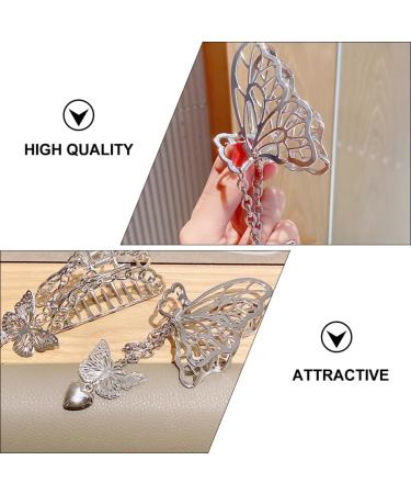 POPETPOP 1pc Cutout Hair Clip Hair Accessories Woman Hair Clip Headwear for Women Womens Hair Clips Hair Accessories for Bride Bridal Hair Barrettes Hair Claw Miss Grip Hollow Out Metal - Buy Online on GoSupps.com