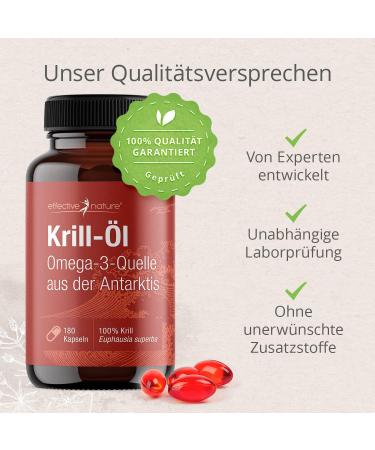 High-Dose Krill Oil Capsules 1000mg - 180 Count - Premium Omega-3 Source with 100mcg Astaxanthin - 3 Month Supply - Buy Online on GoSupps.com