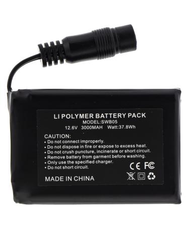 509 12 Volt Ignite Battery - 3000mah - Black