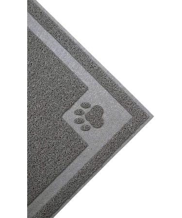 Darkyazi Large Pet Feeding Mat 24x36 - Non Slip, Waterproof, Easy to Clean - Grey - Buy Online on GoSupps.com